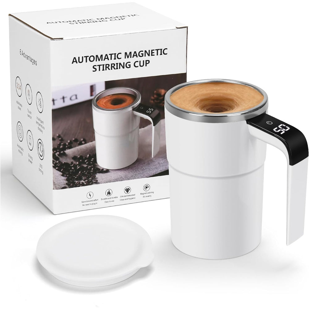 Self Stirring Mug, Auto Magnetic Coffee Mug