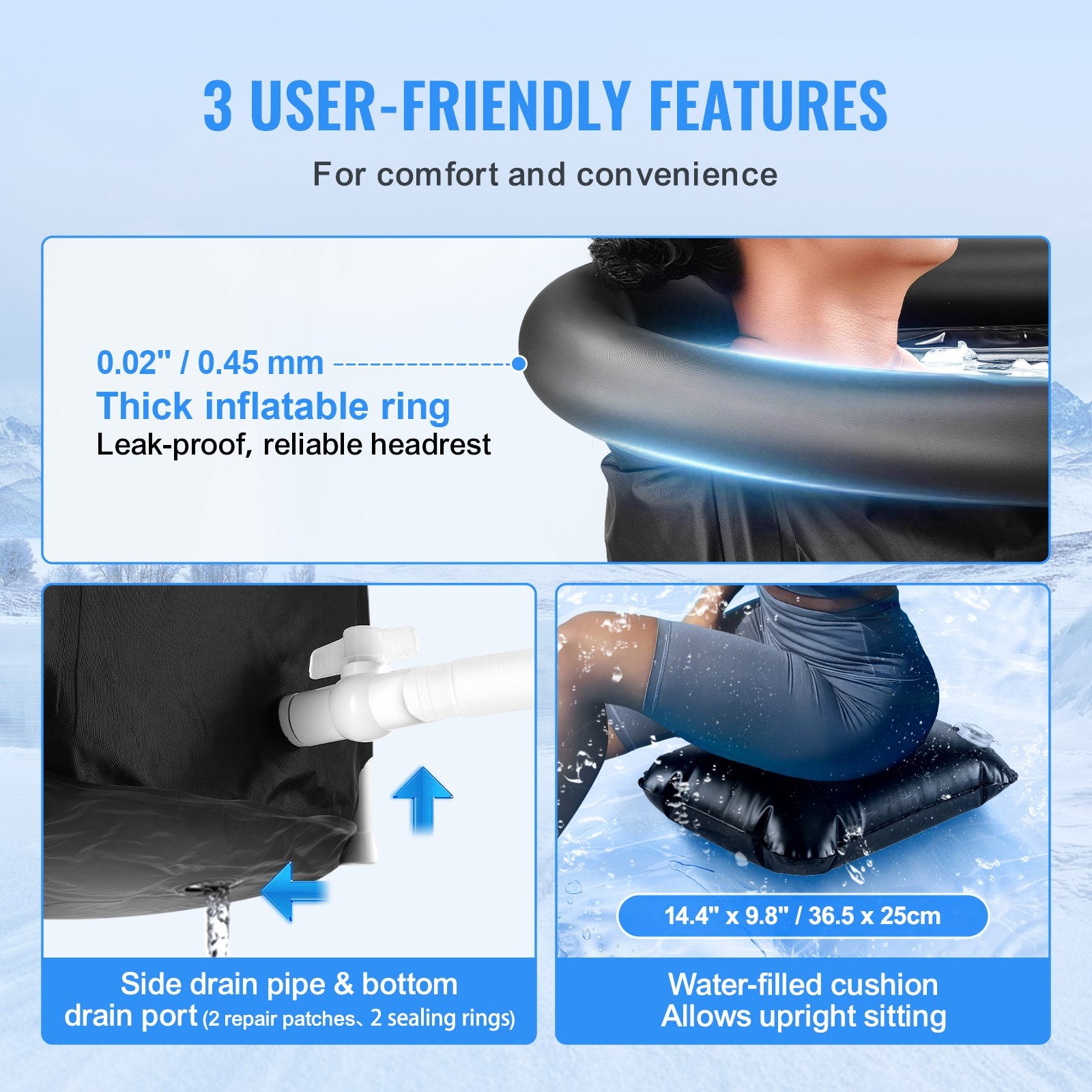 Ice Bath Tub For Cold Water Therapy Plunge